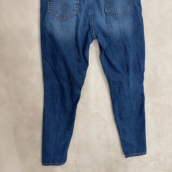 Highway Distressed Ripped Blue Jeans - Picture 5 of 5